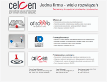 Tablet Screenshot of celcen.pl